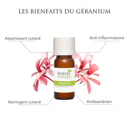 Huile essentielle de Géranium BIO 10ml